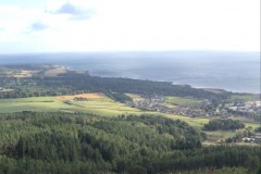 The view on the way back down over Sutherland